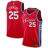 Ben Simmons #25 Philadelphia 76ers 2018/19 Mens Swingman Jersey