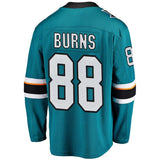 Brent Burns #88 San Jose Sharks Youth Teal Home Breakaway Player Jersey