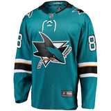 Brent Burns #88 San Jose Sharks Youth Teal Home Breakaway Player Jersey