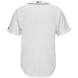 Seattle Mariners White/Aqua/Cream Official Cool Base Jersey