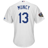 Max Muncy #13 Los Angeles Dodger 2018 World Series Cool Base Player Jersey
