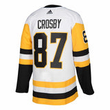 Sidney Crosby #87 Pittsburgh Penguins Black Authentic/White Away Player Jersey