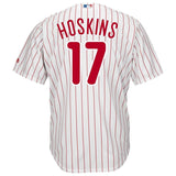 Rhys Hoskins #17 Philadelphia Phillies Home Official Cool Base Player Jersey