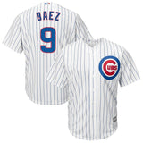Javier Baez #9 Chicago Cubs White/Royal Cool Base Player Jersey