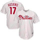 Rhys Hoskins #17 Philadelphia Phillies Home Official Cool Base Player Jersey