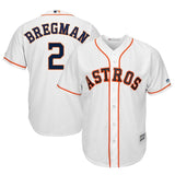 Alex Bregman #2 Houston Astros White Cool Base Player Jersey