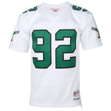 Reggie White #92 Philadelphia Eagles White 1990 Replica Retired Player Jersey