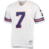 John Elway #7 Denver Broncos White 1990 Replica Retired Player Jersey