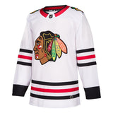 Chicago Blackhawks White Away/Red Blank Jersey