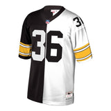 Jerome Bettis #36 Pittsburgh Steelers Black/White 1996 Retired Player Split Replica Jersey