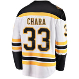 Zdeno Chara #33 Boston Bruins White-Black Away Breakaway Player Jersey