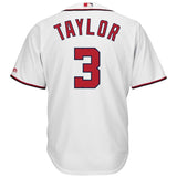 Michael Taylor #3 Washington Nationals White Home Cool Base Player Jersey
