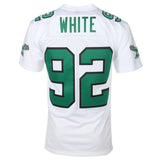 Reggie White #92 Philadelphia Eagles White 1990 Replica Retired Player Jersey