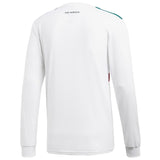 Mexico National Team White/Green 2018 Away Replica Long Sleeve Blank Jersey