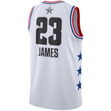 LeBron James #23 Black/White 2019 NBA All-Star Game Finished Mens Swingman Jersey