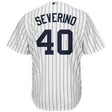 Luis Severino #40 New York Yankees White Cool Base Home Player Jersey