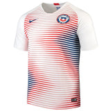 Chile National Team White/Blue 2018 Away Replica Stadium Jersey