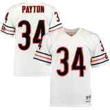 Walter Payton #34 Chicago Bears White 1995 Retired Player Replica Jersey