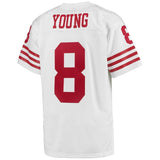Steve Young #8 San Francisco 49ers White 1990 Replica Retired Player Jersey