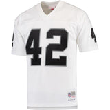 Ronnie Lott #42 Oakland Raiders White 1991 Replica Retired Player Jersey
