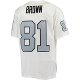 Tim Brown #81 Oakland Raiders White 1994 Replica Retired Player Jersey
