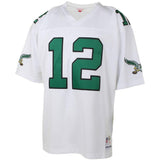 Randall Cunningham #12 Philadelphia Eagles White 1990 Retired Player Vintage Replica Jersey