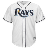 Tampa Bay Rays Youth White Official Cool Base Jersey