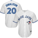 Josh Donaldson #20 Toronto Blue Jays Youth White Cool Base Player Jersey