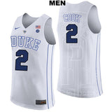 Quinn Cook #2 Duke Blue Devils Stitched Mens College Basketball Jersey