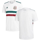 Mexico National Team White/Green 2018 Away Replica Blank Jersey