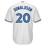 Josh Donaldson #20 Toronto Blue Jays Youth White Cool Base Player Jersey