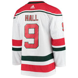 Taylor Hall #9 New Jersey Devils White/Red Alternate Player Jersey
