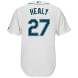 Ryon Healy #27 Seattle Mariners White Home Cool Base Player Jersey