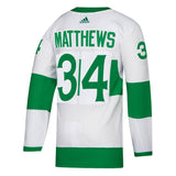 Auston Matthews #34 Toronto St. Pats White Player Jersey