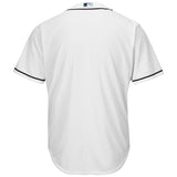 Tampa Bay Rays Youth White Official Cool Base Jersey