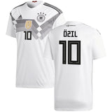 Mesut Özil #10 Germany National Team White 2018 Home Replica Player Jersey