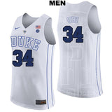 Sean Obi  #34 Duke Blue Devils Stitched Mens College Basketball Jersey