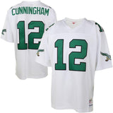 Randall Cunningham #12 Philadelphia Eagles White 1990 Retired Player Vintage Replica Jersey