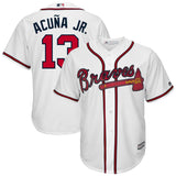 Ronald Acuña Jr. #13 Atlanta Braves 2019 Alternate Official Cool Base Player Jersey