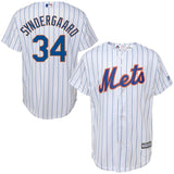 Noah Syndergaard #34 New York Mets Youth White Official Cool Base Player Jersey