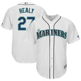 Ryon Healy #27 Seattle Mariners White Home Cool Base Player Jersey