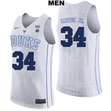 Wendell Carter Jr. #34 Duke Blue Devils Stitched Mens College Basketball Jersey