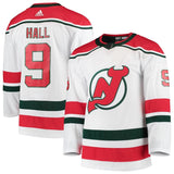 Taylor Hall #9 New Jersey Devils White/Red Alternate Player Jersey