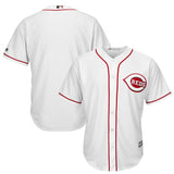Cincinnati Reds Youth White Official Cool Base Jersey