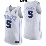 Mason Plumlee #5 Duke Blue Devils Stitched Mens College Basketball Jersey