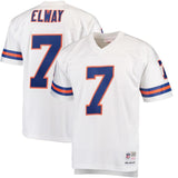 John Elway #7 Denver Broncos White 1990 Replica Retired Player Jersey
