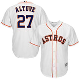 Jose Altuve #27 Houston Astros Youth Fashion Official Cool Base Player Jersey