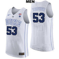 Brennan Besser #53 Duke Blue Devils Stitched Mens College Basketball Jersey