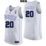 Marques Bolden #20 Blue Devils Stitched Mens College Basketball Jersey