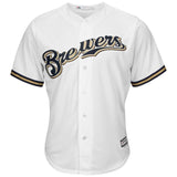 Eric Thames #7 Milwaukee Brewers White Cool Base Jersey
